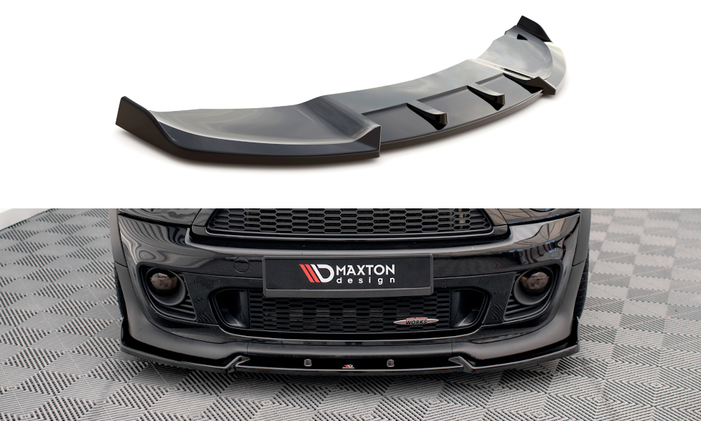 FRONT SPLITTER V.3 MINI COOPER JOHN COOPER WORKS R56 – Maxton Design USA