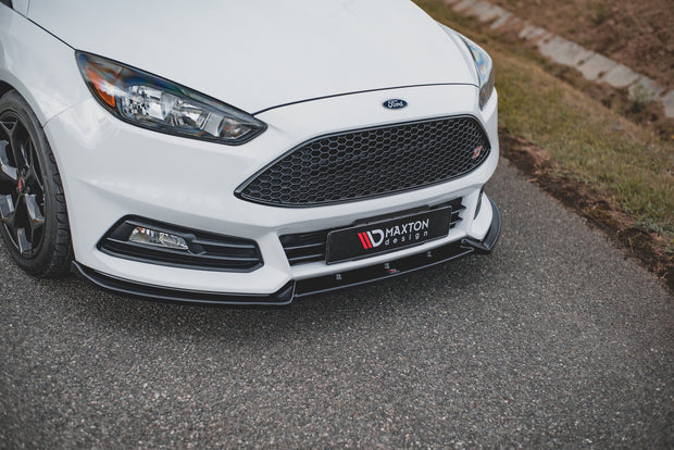 FRONT SPLITTER V.4 FORD FOCUS ST MK3 FACELIFT