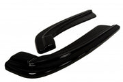 REAR SIDE SPLITTERS BMW 5 F11 M-PACK (FITS TWO SINGLE EXHAUST ENDS)