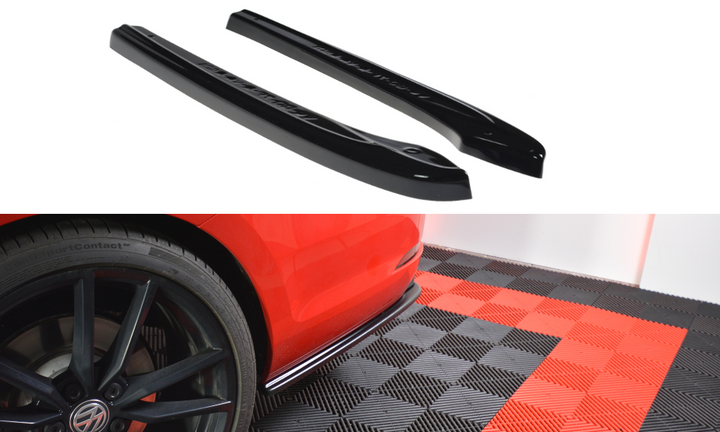 REAR SIDE SPLITTERS V.1 VW GOLF 7 SportWagen FACELIFT