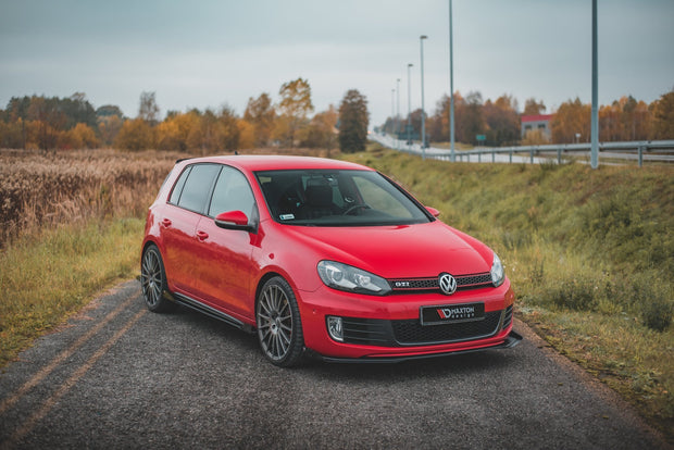 RACING DURABILITY FRONT SPLITTER V.3 + FLAPS VOLKSWAGEN GOLF GTI MK6