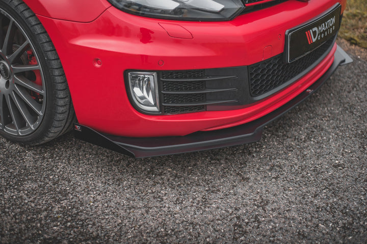 RACING DURABILITY FRONT SPLITTER V.3 + FLAPS VOLKSWAGEN GOLF GTI MK6