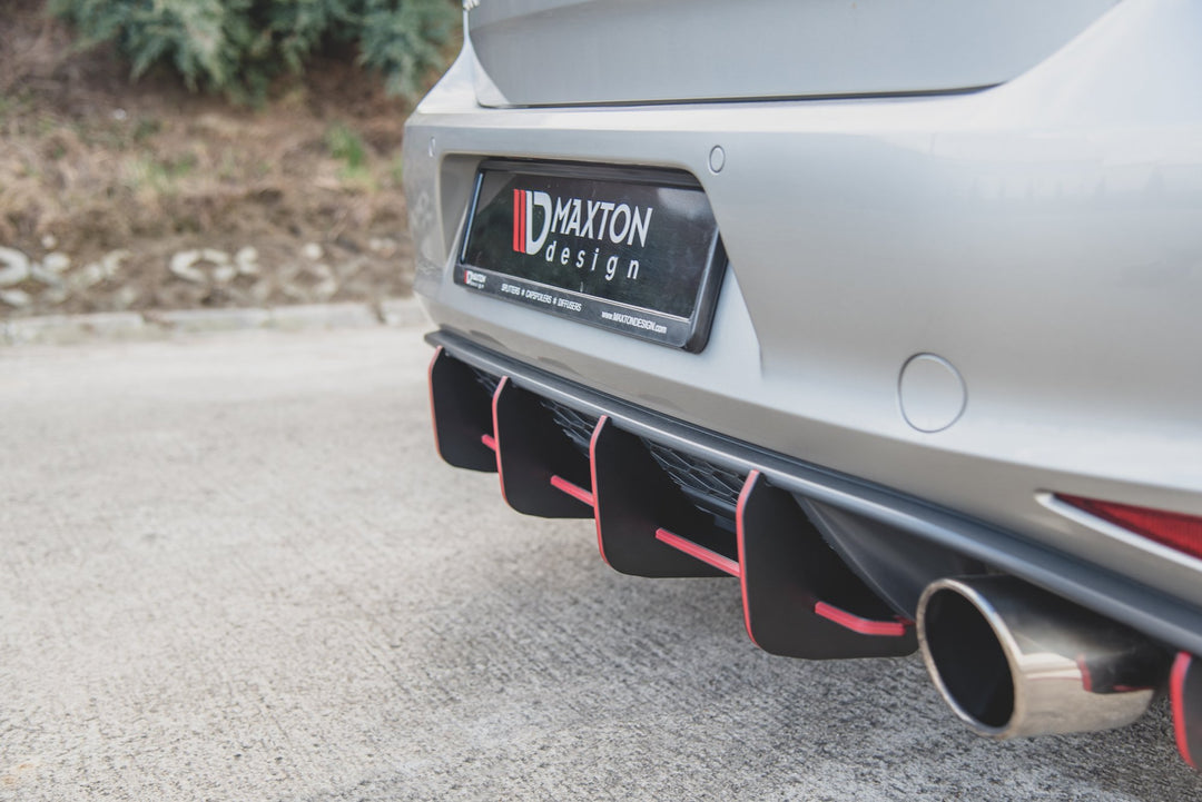RACING DURABILITY REAR DIFFUSER V.1 VW GOLF 7 GTI