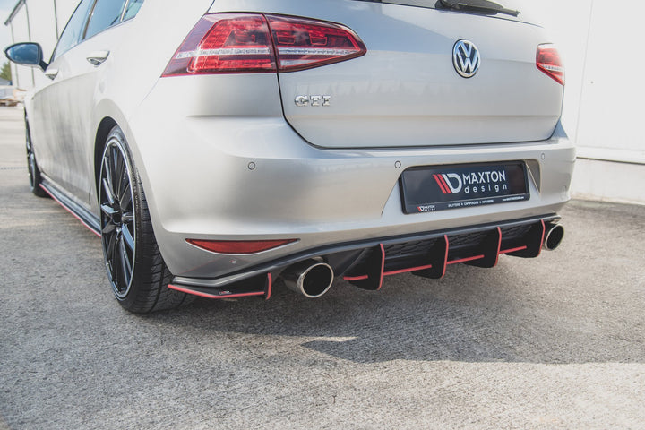 RACING DURABILITY REAR DIFFUSER V.1 VW GOLF 7 GTI