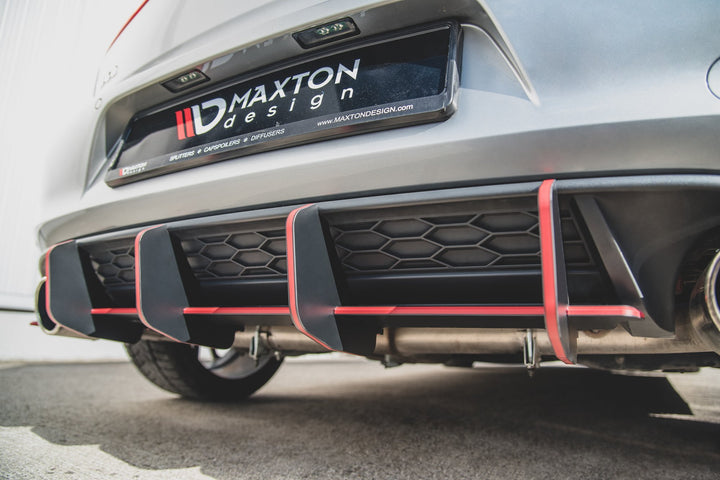 RACING DURABILITY REAR DIFFUSER V.2 VW GOLF 7 GTI
