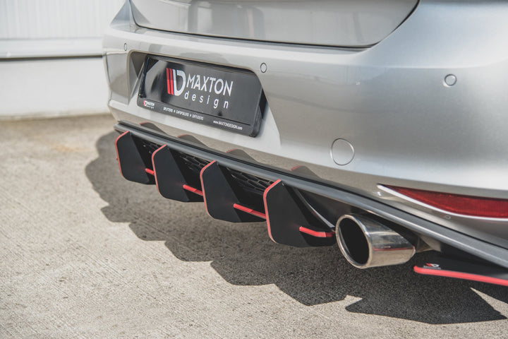 RACING DURABILITY REAR DIFFUSER V.2 VW GOLF 7 GTI