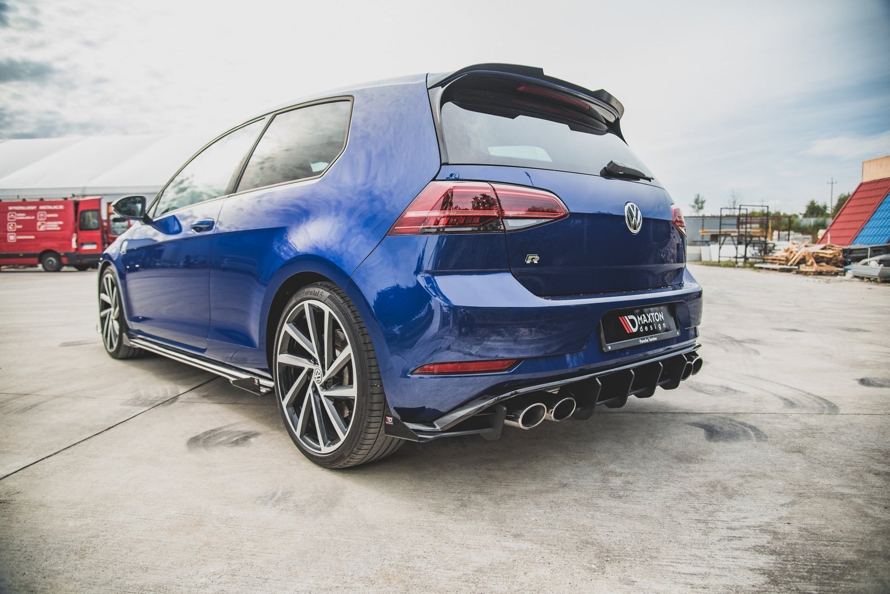 RACING DURABILITY REAR DIFFUSER VW GOLF 7 R FACELIFT – Maxton Design USA