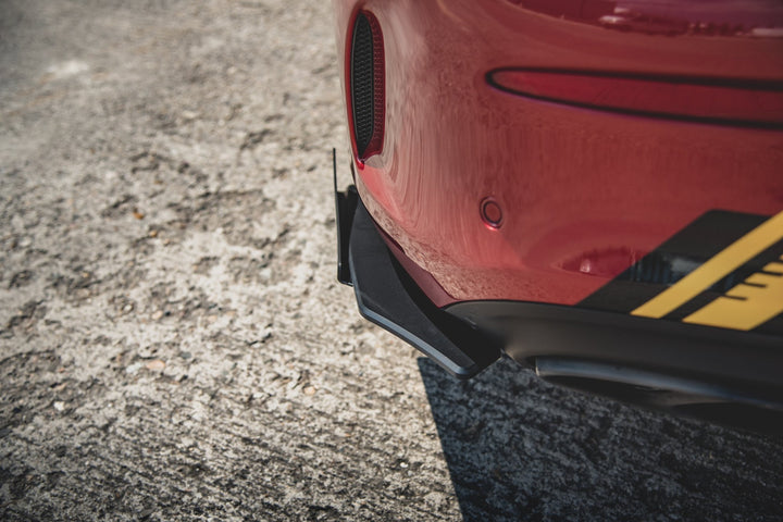 RACING DURABILITY REAR SIDE SPLITTERS + FLAPS MERCEDES-AMG C43 COUPE C205