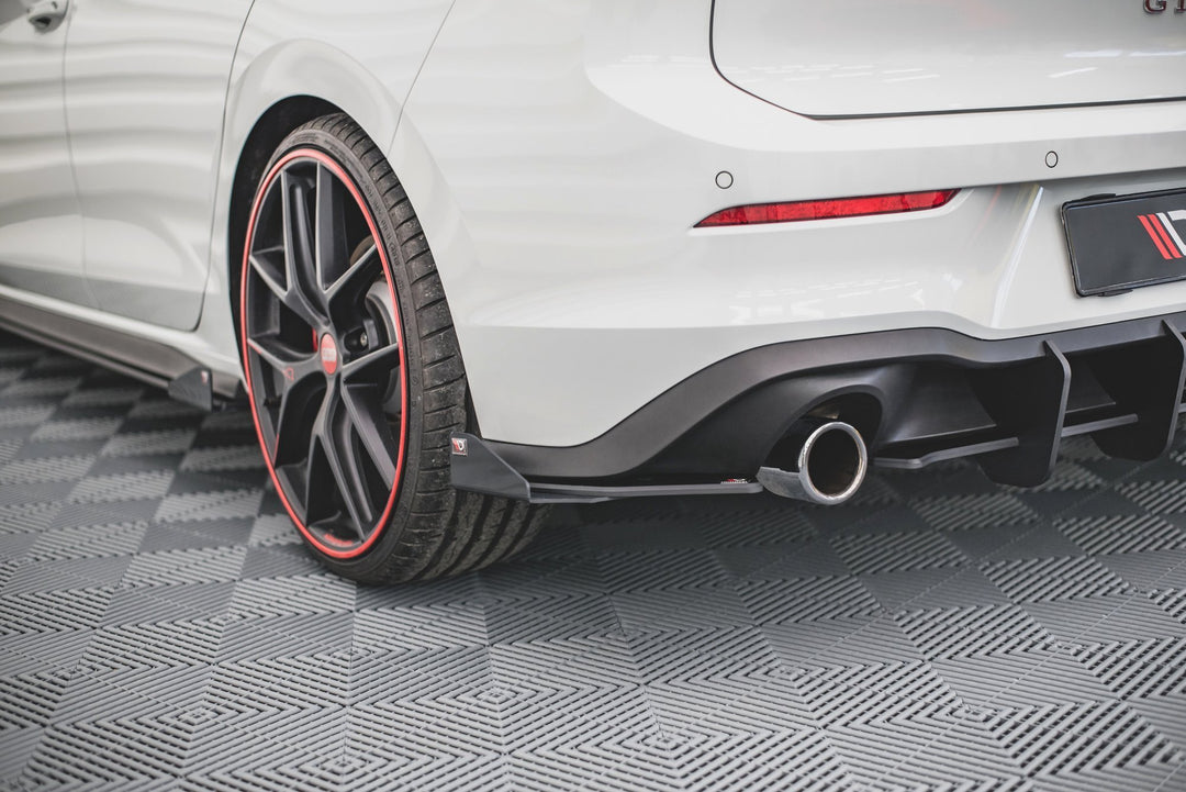 RACING DURABILITY REAR SIDE SPLITTERS + FLAPS VOLKSWAGEN GOLF 8 GTI