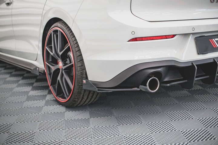 RACING DURABILITY REAR SIDE SPLITTERS + FLAPS VOLKSWAGEN GOLF 8 GTI