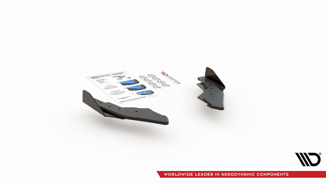 RACING DURABILITY REAR SIDE SPLITTERS + FLAPS VOLKSWAGEN GOLF 8 GTI