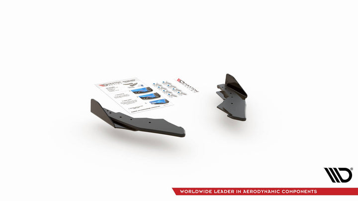 RACING DURABILITY REAR SIDE SPLITTERS + FLAPS VOLKSWAGEN GOLF 8 GTI