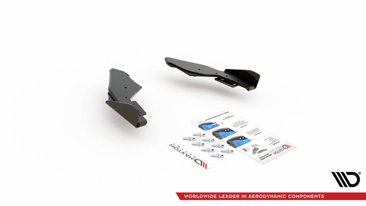 RACING DURABILITY REAR SIDE SPLITTERS + FLAPS VOLKSWAGEN GOLF 8 GTI