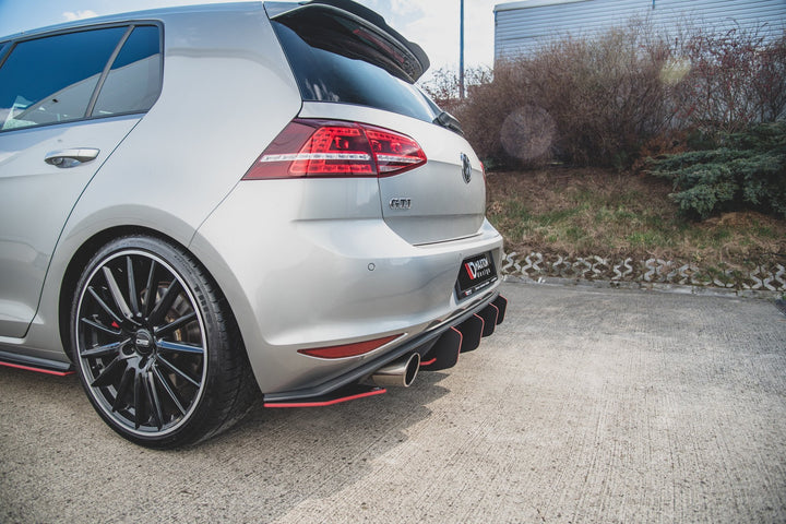 RACING DURABILITY REAR SIDE SPLITTERS V.2 VW GOLF 7 GTI