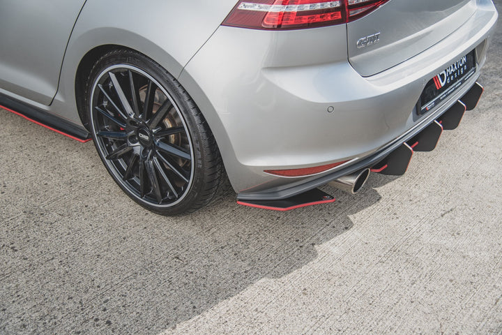 RACING DURABILITY REAR SIDE SPLITTERS V.2 VW GOLF 7 GTI
