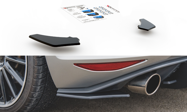 RACING DURABILITY REAR SIDE SPLITTERS V.2 VW GOLF 7 GTI