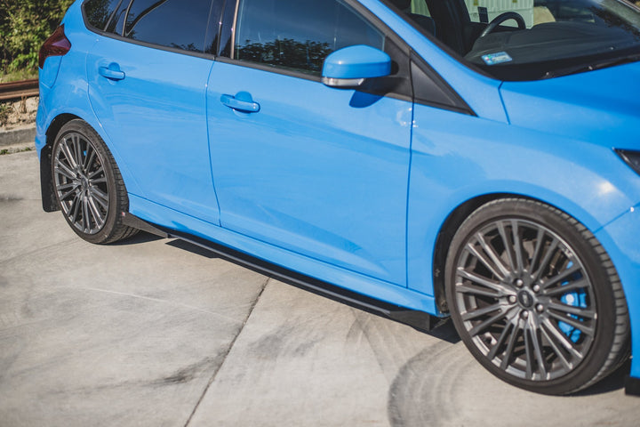 RACING DURABILITY SIDE SKIRTS DIFFUSERS + FLAPS FORD FOCUS RS MK3