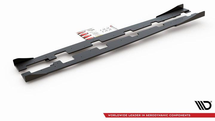 RACING DURABILITY SIDE SKIRTS DIFFUSERS + FLAPS FORD FOCUS RS MK3