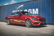 RACING DURABILITY SIDE SKIRTS DIFFUSERS + FLAPS MERCEDES-AMG C43 COUPE C205