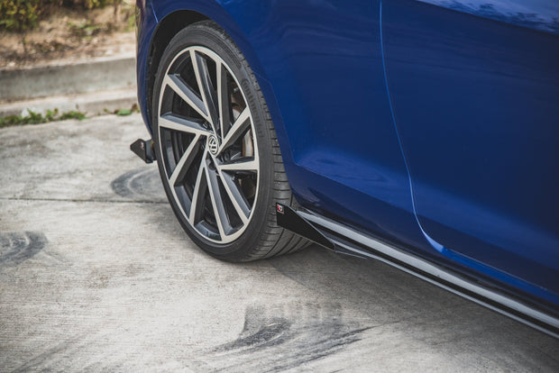 RACING DURABILITY SIDE SKIRTS DIFFUSERS + FLAPS VW GOLF 7 R FACELIFT