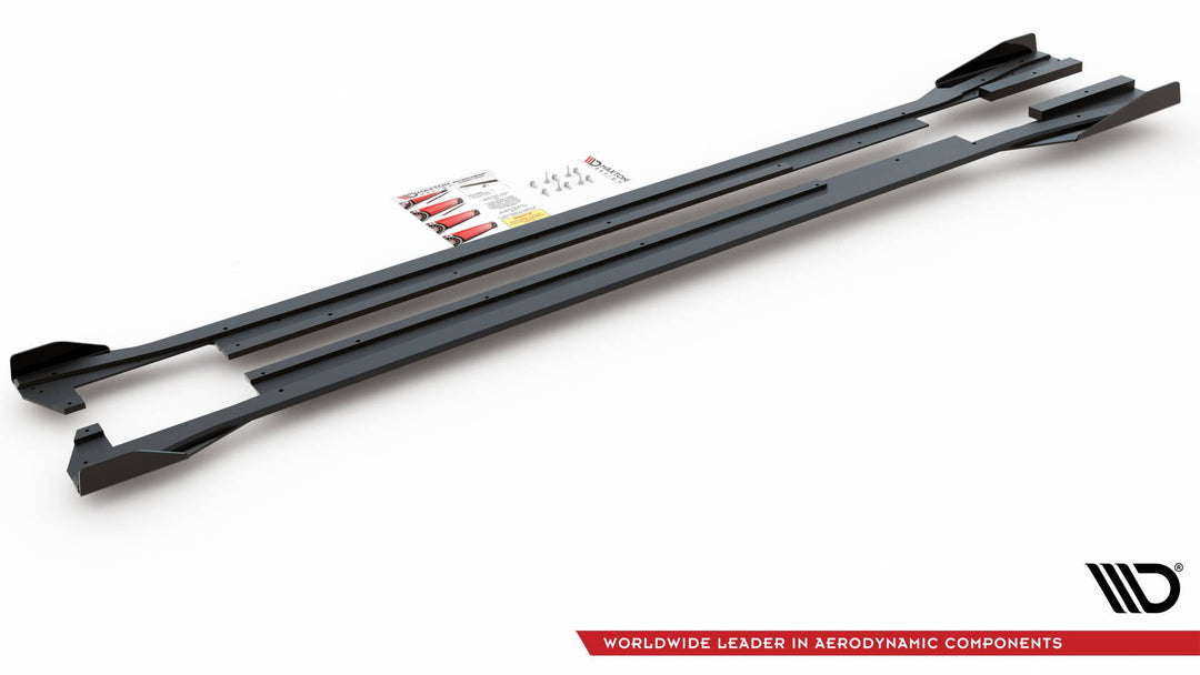 RACING DURABILITY SIDE SKIRTS DIFFUSERS + FLAPS VOLKSWAGEN ARTEON R-LINE