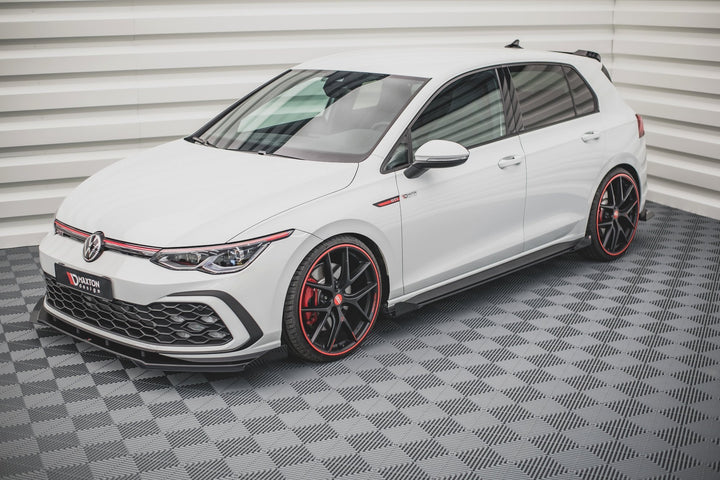 RACING DURABILITY SIDE SKIRTS DIFFUSERS + FLAPS VOLKSWAGEN GOLF 8 GTI / GTI CLUBSPORT / R-LINE
