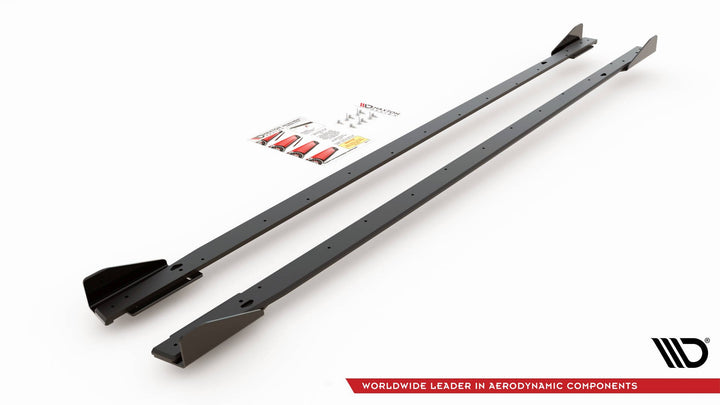 RACING DURABILITY SIDE SKIRTS DIFFUSERS + FLAPS VOLKSWAGEN GOLF 8 GTI / GTI CLUBSPORT / R-LINE