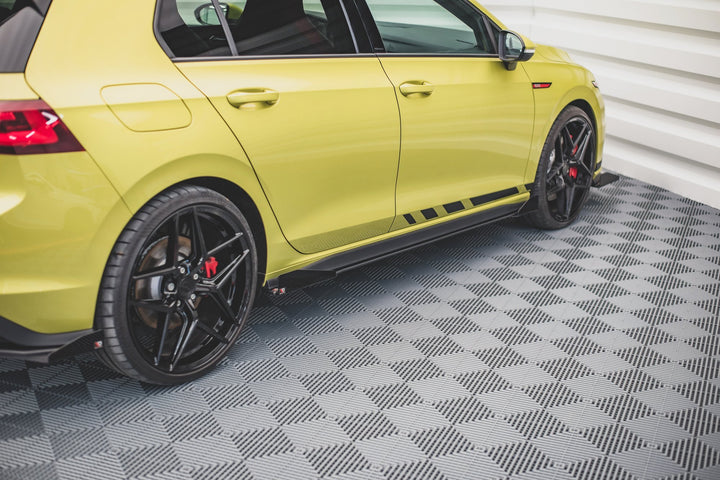 RACING DURABILITY SIDE SKIRTS DIFFUSERS + FLAPS VOLKSWAGEN GOLF 8 GTI / GTI CLUBSPORT / R-LINE