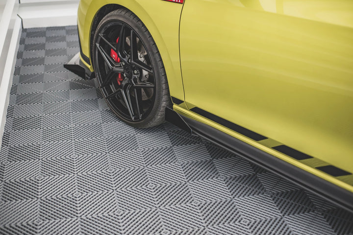 RACING DURABILITY SIDE SKIRTS DIFFUSERS + FLAPS VOLKSWAGEN GOLF 8 GTI / GTI CLUBSPORT / R-LINE