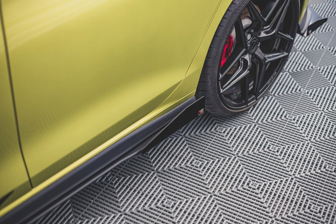 RACING DURABILITY SIDE SKIRTS DIFFUSERS + FLAPS VOLKSWAGEN GOLF 8 GTI / GTI CLUBSPORT / R-LINE