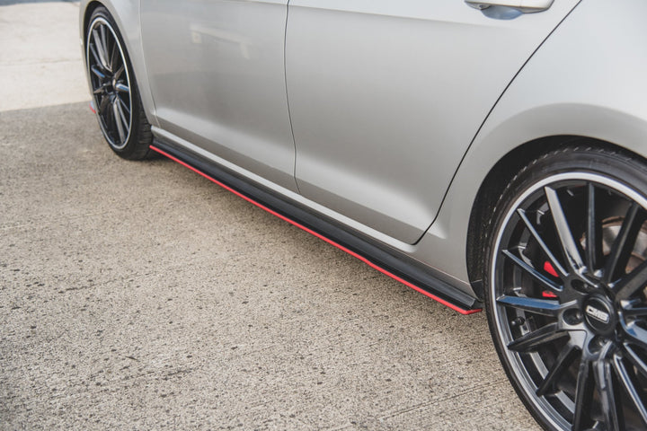 RACING DURABILITY SIDE SKIRTS DIFFUSERS VW GOLF 7 GTI