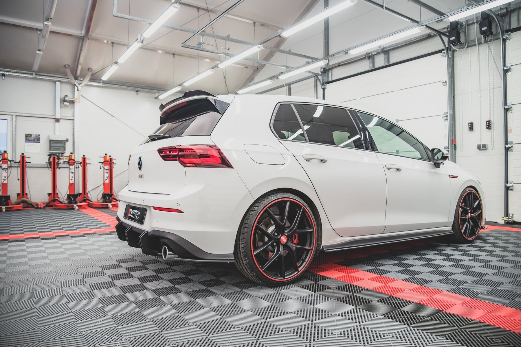 Golf 8 R Style Diffuser RACING DURABILITY SIDE SKIRTS DIFFUSERS VOLKSWAGEN GOLF 8 GTI / GTI CL ...