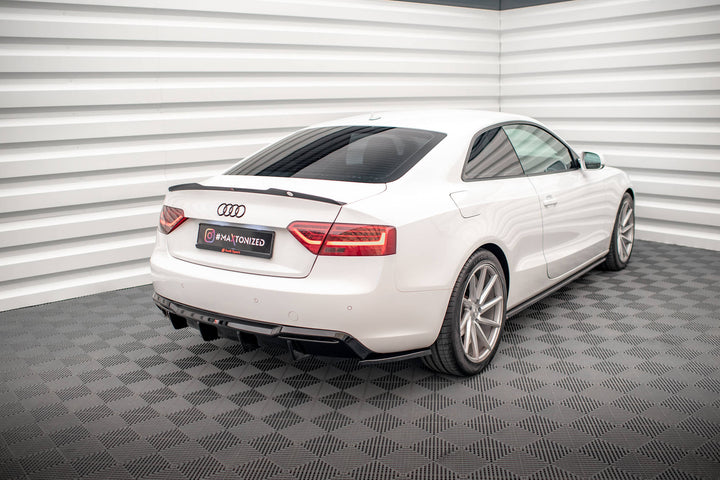 REAR SIDE SPLITTERS AUDI A5 COUPE 8T FACELIFT (Set for Maxton Valance)