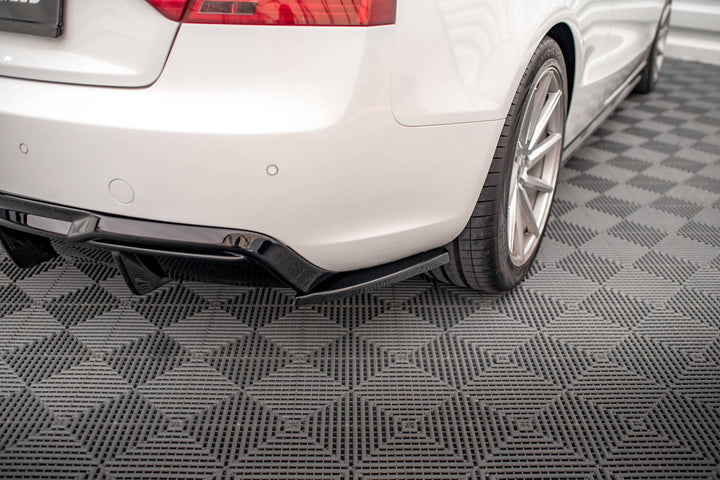 REAR SIDE SPLITTERS AUDI A5 COUPE 8T FACELIFT (Set for Maxton Valance)