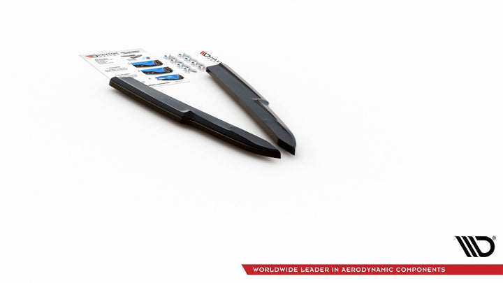 REAR SIDE SPLITTERS AUDI A6 C8 S-LINE (set for Maxton valance)