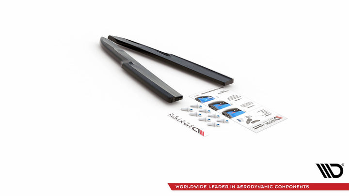 REAR SIDE SPLITTERS AUDI A6 C8 S-LINE (set for Maxton valance)