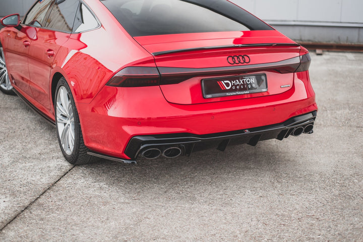 REAR SIDE SPLITTERS AUDI S7 C8 S-LINE (set for Maxton valance)