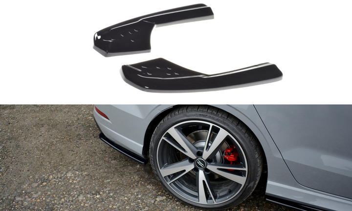 REAR SIDE SPLITTERS AUDI RS3 8V FL SEDAN