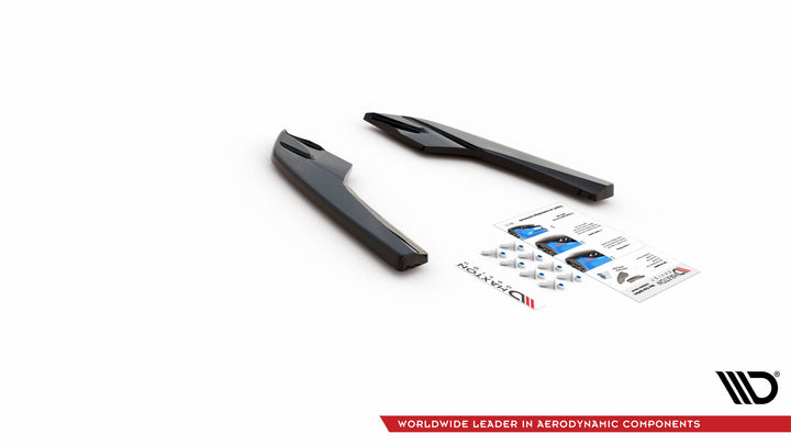REAR SIDE SPLITTERS AUDI S3 SEDAN 8V (set for Maxton valance)