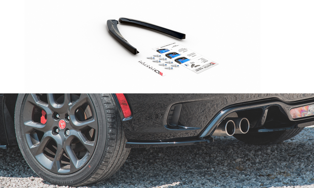 REAR SIDE SPLITTERS FIAT 124 SPIDER ABARTH