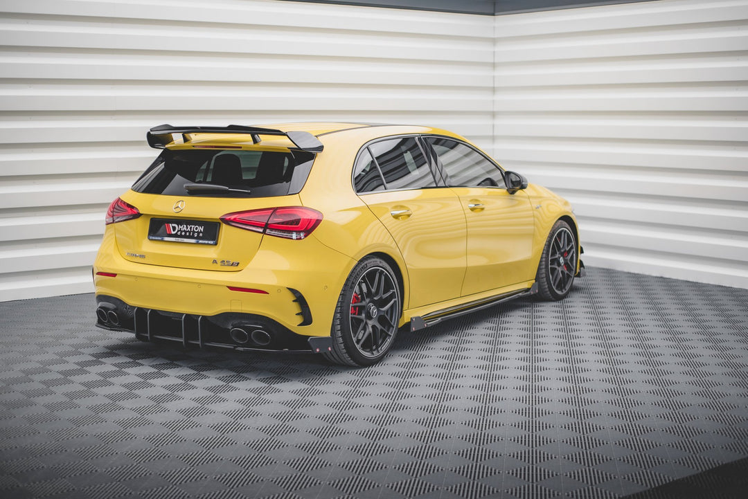 REAR SIDE SPLITTERS + FLAPS V.2 MERCEDES-AMG A45 S