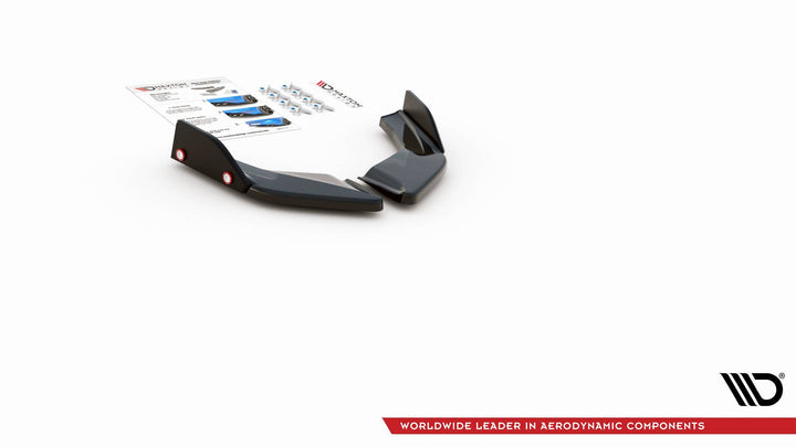 REAR SIDE SPLITTERS + FLAPS V.2 VOLKSWAGEN GOLF 8 GTI