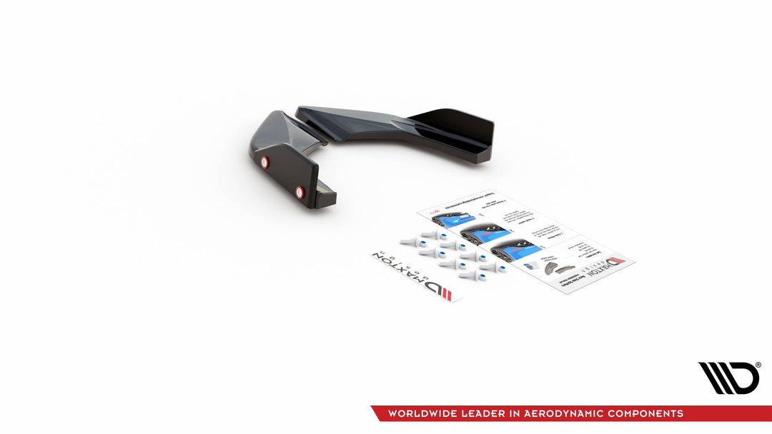 REAR SIDE SPLITTERS + FLAPS V.2 VOLKSWAGEN GOLF 8 GTI
