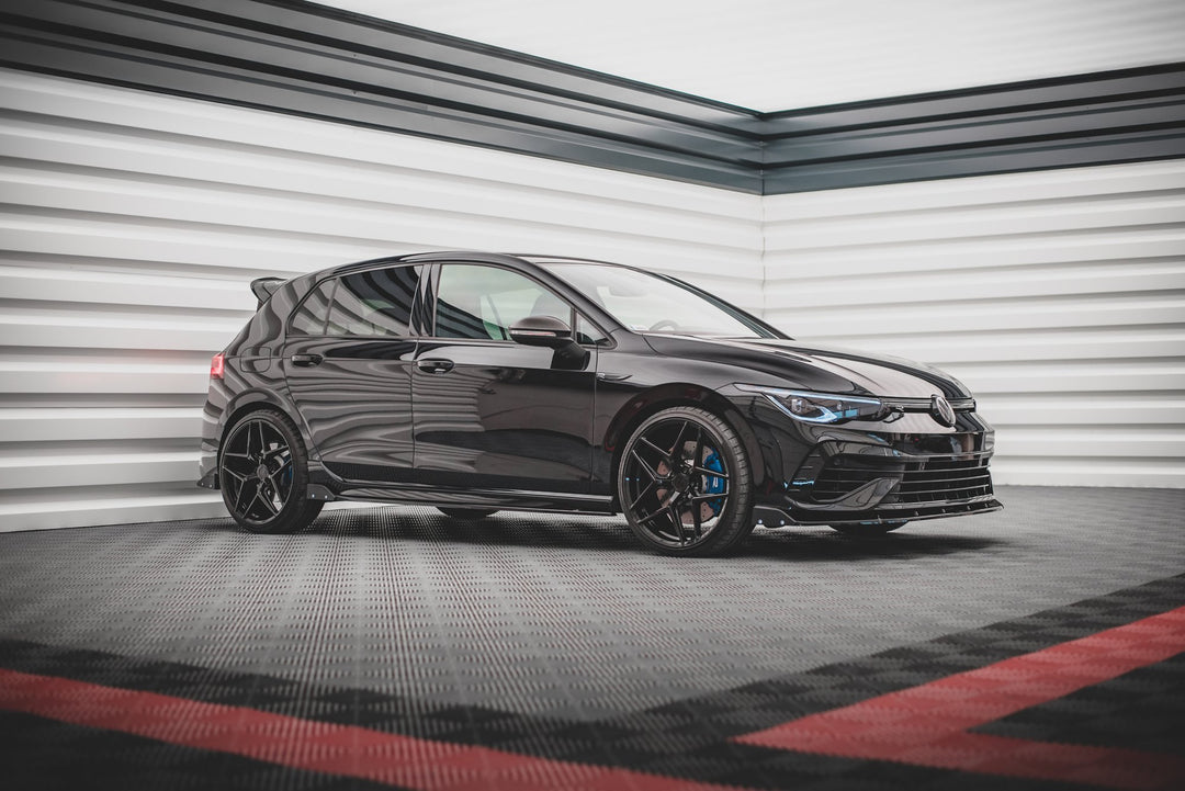 REAR SIDE SPLITTERS + FLAPS V.2 VOLKSWAGEN GOLF R MK8