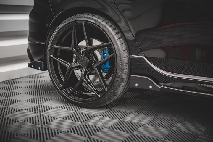 REAR SIDE SPLITTERS + FLAPS V.2 VOLKSWAGEN GOLF R MK8