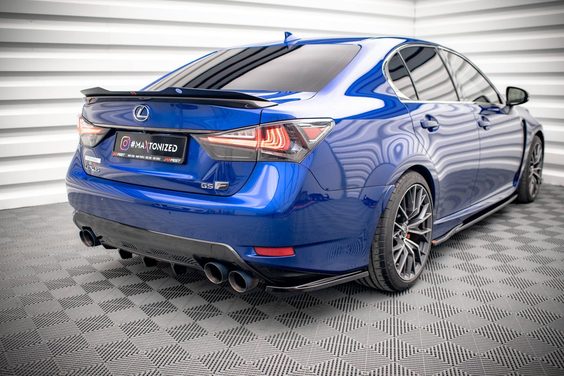 Lexus Rear Side REAR SIDE SPLITTERS LEXUS GS F MK4 FACELIFT – Maxton Design USA