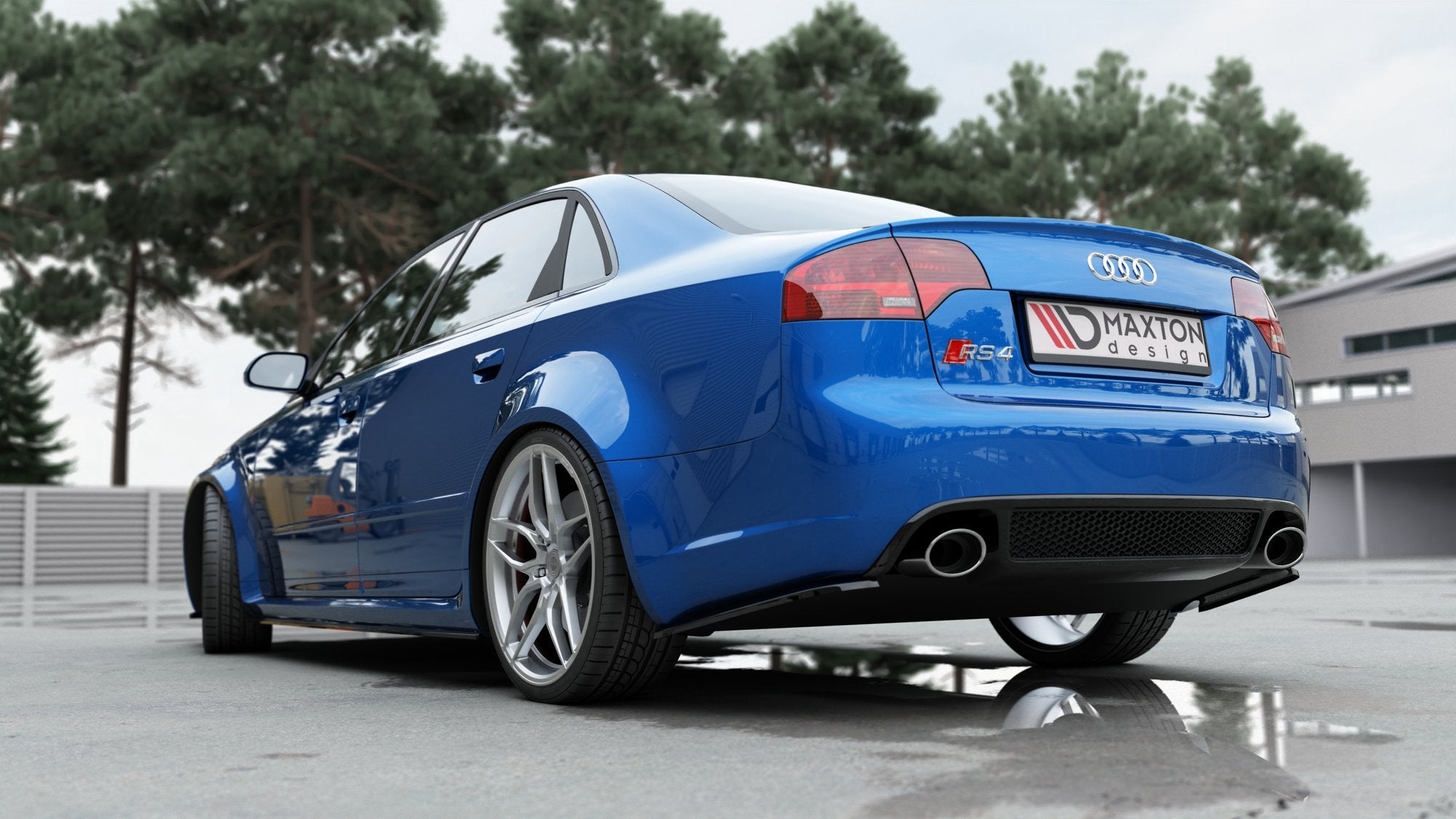REAR SIDE SPLITTERS AUDI RS4 B7 – Maxton Design USA