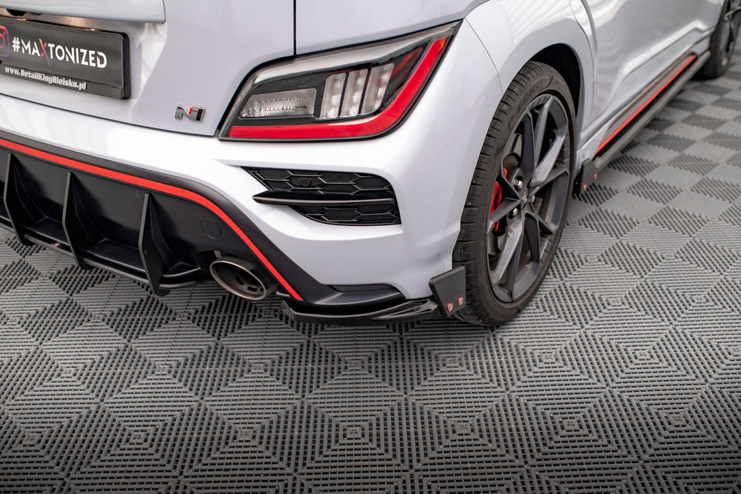 Rear Side Splitters V.1 + Flaps Hyundai Kona N Mk2