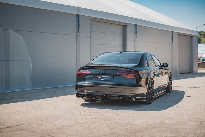 REAR SIDE SPLITTERS V.2 AUDI S8 D4 FACELIFT (set for Maxton valance)