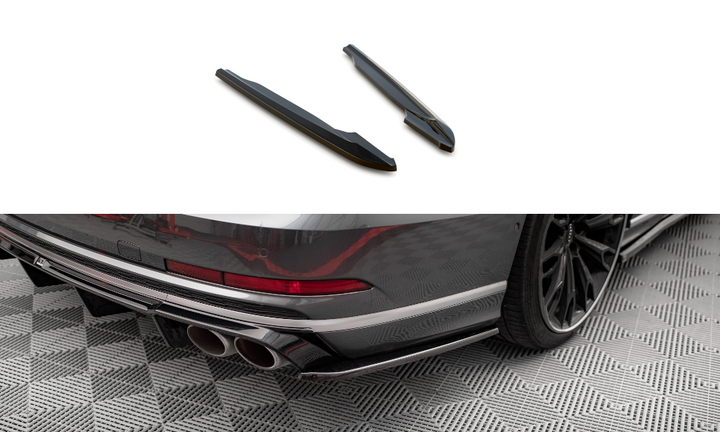 REAR SIDE SPLITTERS V.2 AUDI S8 D5 (SET FOR MAXTON VALANCE)
